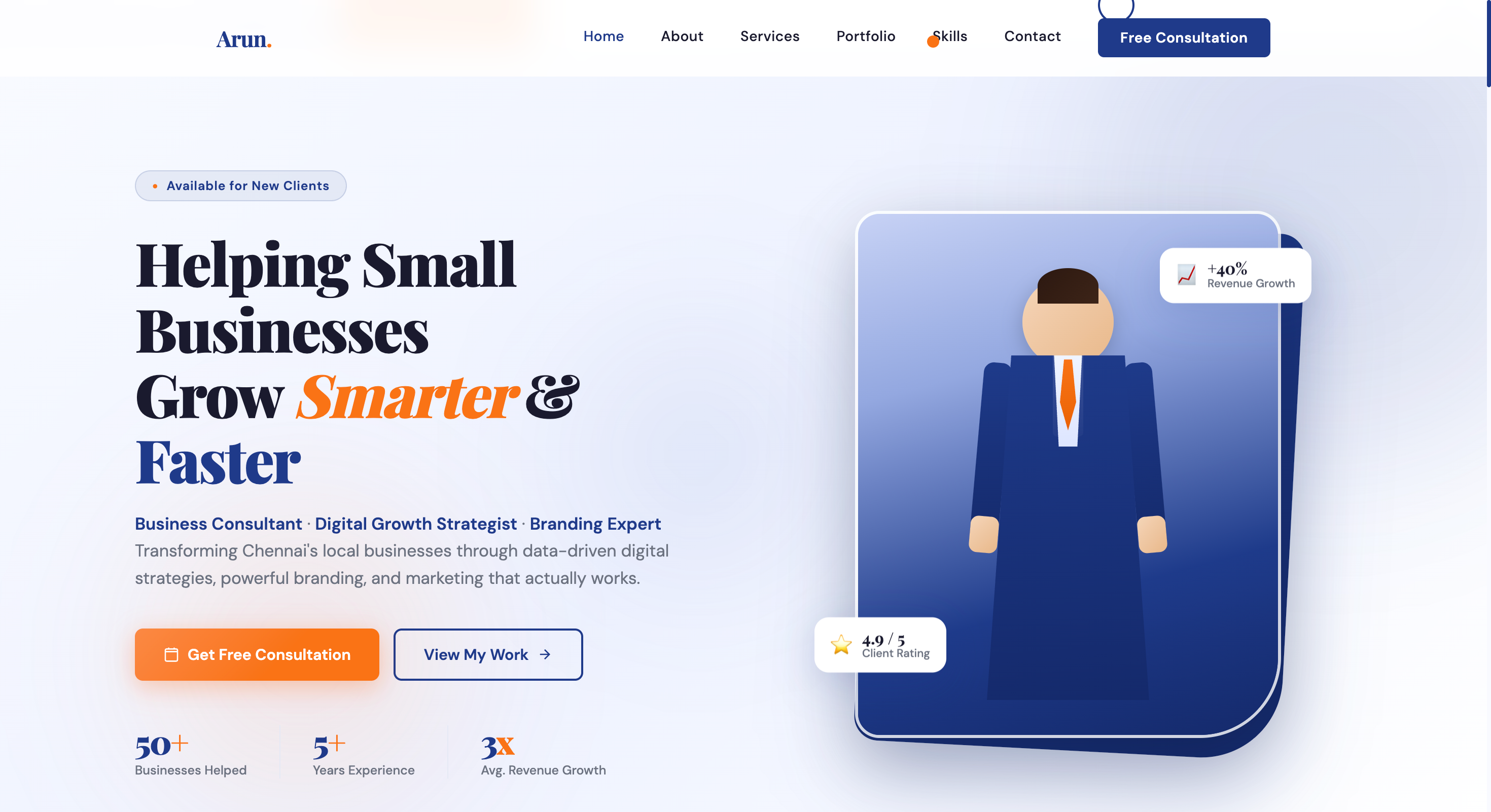 Business Consultant Portfolio